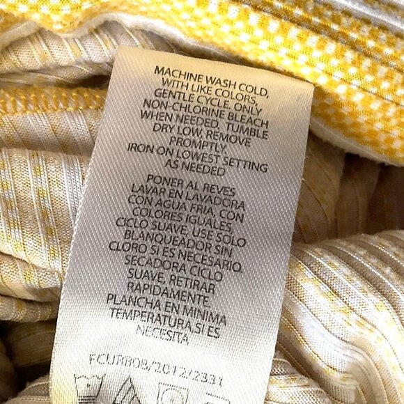 SUNSET SKY YELLOW & WHITE STRIPE JUMPSUIT - Picture 10 of 11